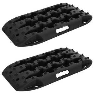 Imagine vidaXL Placă de tracțiune 2 buc. Negru 57, 5x30, 5x5, 5 cm Nailon întărit