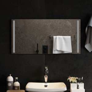 Imagine vidaXL Oglindă de baie cu LED Transparent 80 x 40 cm sticlă securizată