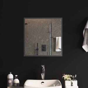 Imagine vidaXL Oglindă de baie cu LED Transparent 50 x 50 cm sticlă securizată