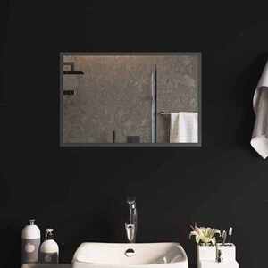 Imagine vidaXL Oglindă de baie cu LED Transparent 60 x 40 cm sticlă securizată
