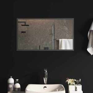 Imagine vidaXL Oglindă de baie cu LED Transparent 70 x 40 cm sticlă securizată