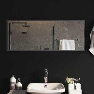 Imagine vidaXL Oglindă de baie cu LED cu oglindă Transparent 100 x 40 cm