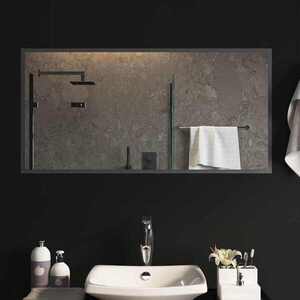 Imagine vidaXL Oglindă de baie cu LED cu oglindă Transparent 100 x 50 cm
