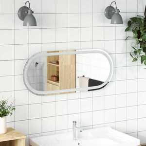 Imagine vidaXL Oglindă de baie cu LED Transparent 80 x 35 cm sticlă securizată
