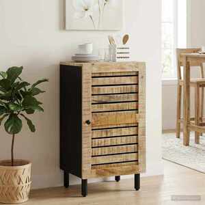 Imagine vidaXL Dulap de depozitare natural 40 x 33 x 75 cm Lemn de mango solid