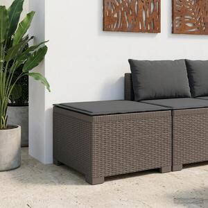 Imagine vidaXL Canapea de Grădină cu 1 Loc cu Pernă Aspect Rattan PP