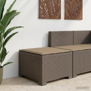 Imagine vidaXL Canapea de Grădină cu 1 Loc cu Pernă Aspect Rattan PP