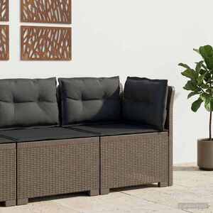 Imagine vidaXL Canapea de Grădină cu 1 Loc cu Perne Aspect Rattan PP