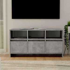 Imagine vidaXL Comodă TV, gri beton, 102x37, 5x52, 5 cm, PAL