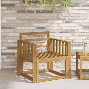 Imagine vidaXL Modul cotiere 2 buc. Alb 60 x 6 x 61 cm Lemn Solid de Acacia