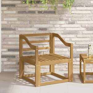 Imagine vidaXL Modul de brate 2 buc. Alb 59 x 4 x 73 cm Lemn Solid de Acacia
