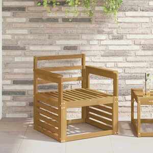 Imagine vidaXL Modul cotiere 2 buc. Alb 59 x 6 x 61 cm Lemn Solid de Acacia