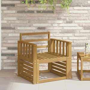 Imagine vidaXL Modul cotiere 2 buc. Alb 60 x 6 x 61 cm Lemn Solid de Acacia