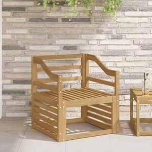 Imagine vidaXL Modul cotiere 2 buc. Alb 59 x 4 x 73 cm Lemn Solid de Acacia