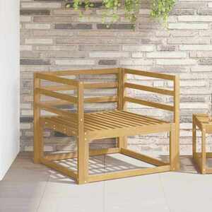 Imagine vidaXL Modul cotiere 2 buc. Alb 79 x 4 x 73 cm Lemn Solid de Acacia