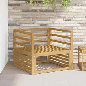 Imagine vidaXL Modul Cotieră 2 buc. Alb 79 x 4 x 73 cm Lemn Solid de Acacia