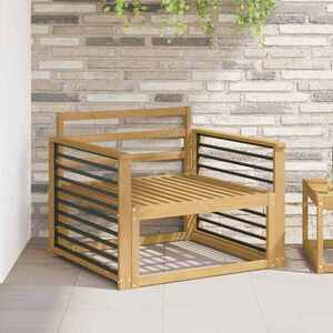 Imagine vidaXL Modul cotiere 2 buc. Alb 80 x 6 x 61 cm Lemn Solid de Acacia