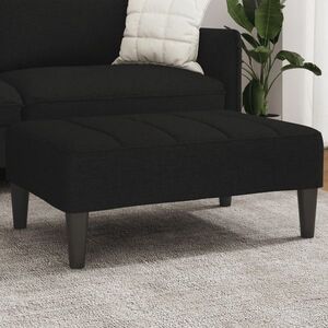 Imagine vidaXL Taburet, negru, 77x55x31 cm, material textil