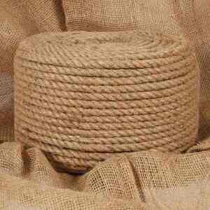 Imagine vidaXL Frânghie din iută 10 buc. 2 mm natural 100% jute Tossa
