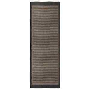 Imagine vidaXL Covor de exterior, maro închis, 80x250 cm, țesătură plată