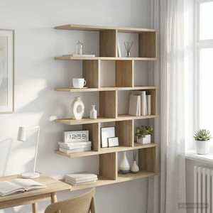 Imagine vidaXL Raft de perete Stejar Sonoma 70 x 20 x 100 cm Lemn prelucrat