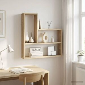 Imagine vidaXL Raft de perete Stejar Sonoma 60 x 11 x 60 cm Lemn prelucrat