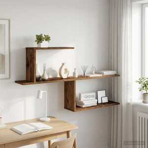 Imagine vidaXL Raft de perete Lemn vechi 122 x 18 x 60 cm Lemn prelucrat