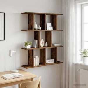 Imagine vidaXL Raft de perete Lemn vechi 80 x 20 x 96 cm Lemn prelucrat