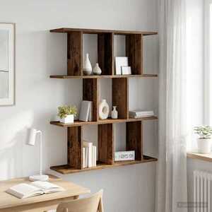 Imagine vidaXL Raft de perete Lemn vechi 102 x 20 x 96 cm Lemn prelucrat