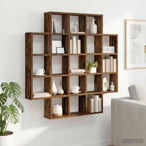 Imagine vidaXL Raft de perete Lemn vechi 100 x 13 x 100 cm Lemn prelucrat