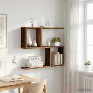Imagine vidaXL Raft de perete Lemn vechi 60 x 12 x 50, 5 cm Lemn prelucrat