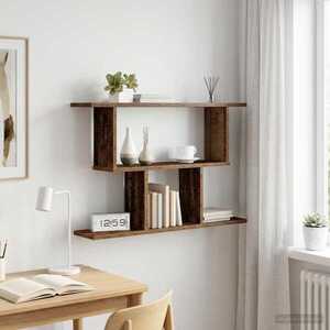 Imagine vidaXL Raft de perete Lemn vechi 80 x 15 x 50, 5 cm Lemn prelucrat