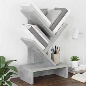 Imagine vidaXL Raft de cărți în formă de copac cu 3 etaje 30 x 18 x 48 cm