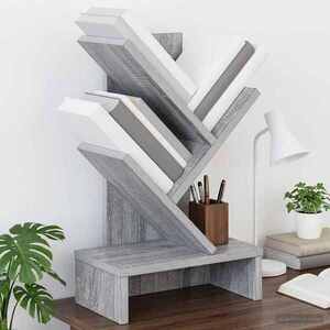 Imagine vidaXL Raft de cărți în formă de copac cu 3 etaje 30 x 18 x 48 cm