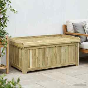 Imagine vidaXL Cutie pentru perne de exterior Lemn de pin tratat