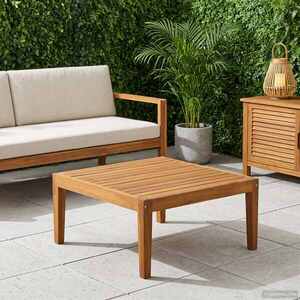 Imagine vidaXL Masă de Grădină Lemn Solid de Acacia natural 60 x 60 x 30 cm