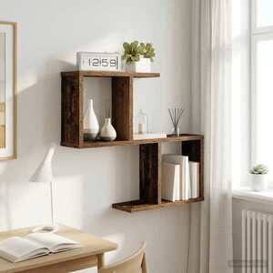 Imagine vidaXL Raft de perete Lemn vechi 60 x 12 x 50, 5 cm Lemn prelucrat