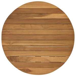 Imagine vidaXL Placă de masă Ø 50 x 3, 5 Rotund Lemn solid de tec natural