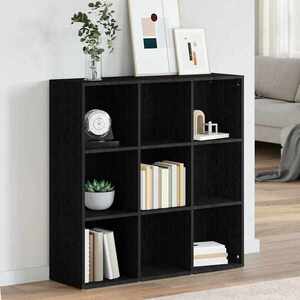 Imagine vidaXL Bibliotecă, negru, 98x29x97, 5 cm, lemn prelucrat