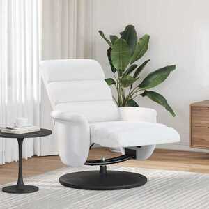 Imagine vidaXL Fotoliu recliner Alb 98 x 71 x 106 cm PU