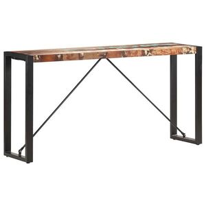 Imagine vidaXL Masă consolă, 150 x 35 x 76 cm, lemn masiv reciclat