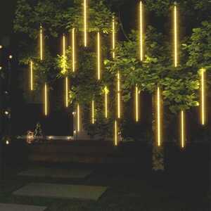 Imagine vidaXL Lumini de meteoriți 20 buc. alb cald 50 cm 720 LED int./ext.