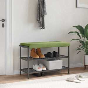 Imagine vidaXL Perna pentru bancă Catifea Verde deschis Adâncime 35 cm