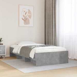 Imagine vidaXL Cadru de pat cu raft Sonoma gri 80 x 200 cm Lemn prelucrat
