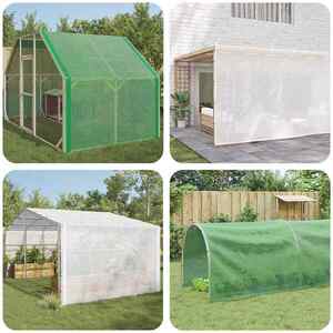 Imagine vidaXL Împătură cu ochiuri 2 buc. Verde 3 x 6 m 260 gsm PE