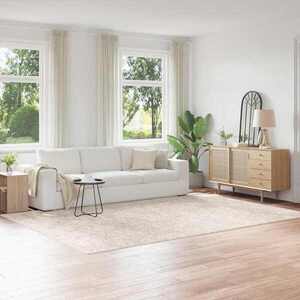 Imagine vidaXL Covor Shaggy Antiderapant Crem 240 x 340 cm PP