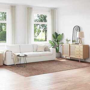 Imagine vidaXL Covor Shaggy Antiderapant Maro 200 x 290 cm PP