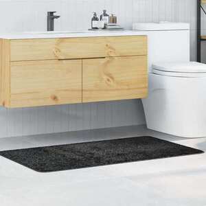 Imagine vidaXL Covoare de baie anti-derapante Gri închis 70 x 120 cm PP