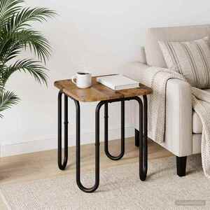 Imagine vidaXL Masă de cafea Lemn vechi 40 x 40 x 45 cm Lemn prelucrat