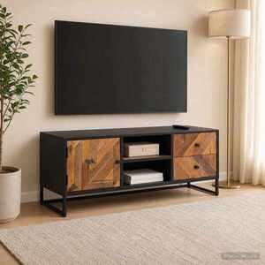 Imagine vidaXL Cabinet TV cu sertar cu depozitare cu ușă 105 x 30 x 40 cm